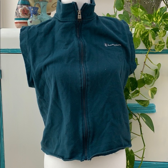 Champion Green Vest 💚 Athleisure Vest, Sporty Vest - Picture 1 of 7